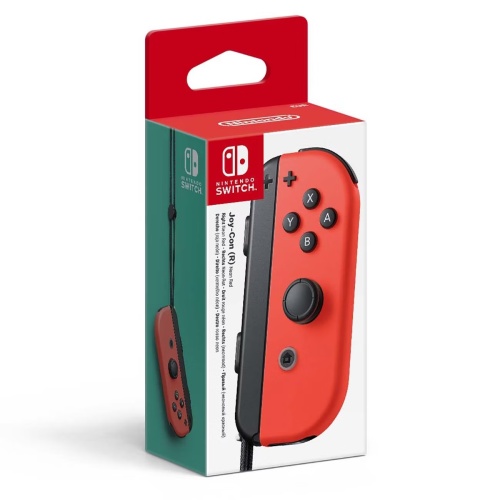Геймпад Joy-Con для Nintendo Switch Neon Red (правый)[Б.У АКСЕССУАРЫ]